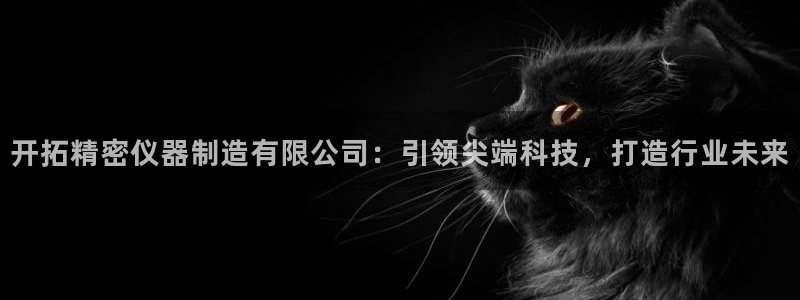 彩神v：开拓精密仪器制造有限公司：引领尖端科技，打造行业未来