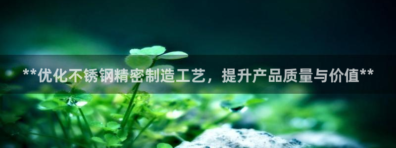 下载彩神通关注金码：**优化不锈钢精密制造工艺，提升产品质量与价值**