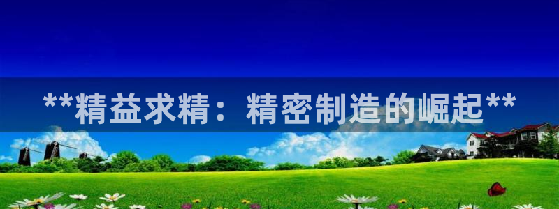 彩神网正规吗：**精益求精：精密制造的崛起**