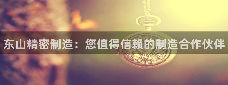彩神通官网下载：东山精密制造：您值得信赖的制造合作伙伴