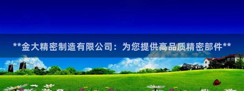 彩神v争霸是啥：**金大精密制造有限公司：为您提供高品质精密部件**
