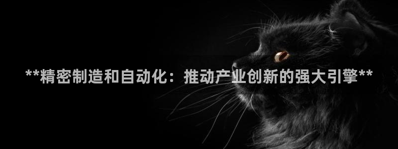 彩神平台是真的吗：**精密制造和自动化：推动产业创新的强大引擎**