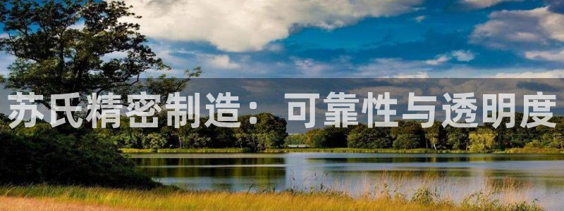 彩神争霸平台：苏氏精密制造：可靠性与透明度