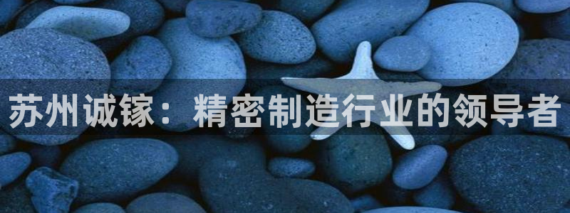 彩神官方邀请码是多少：苏州诚镓：精密制造行业的领导者