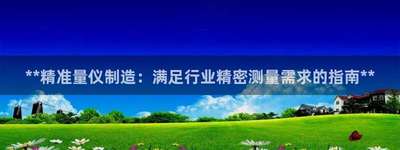 彩神购彩-购彩大厅入口计划群：**精准量仪制造：满足行业精密测量需求的指南**