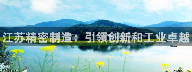 彩神旗下有哪些平台可以玩：江苏精密制造：引领创新和工业卓越