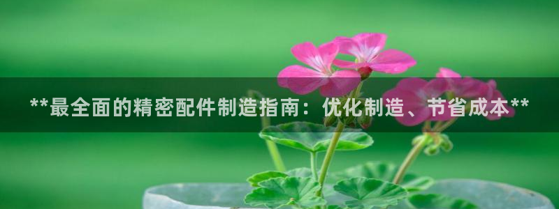 下载彩神通关注码：**最全面的精密配件制造指南：优化制造、节省成本**