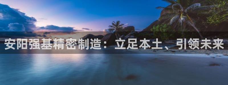 下载彩神乐发V：安阳强基精密制造：立足本土、引领未来
