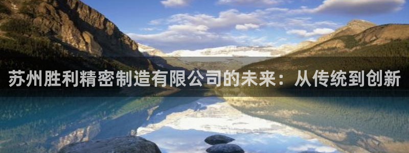 彩神vlll(中国)百度百科：苏州胜利精密制造有限公司的未来：从传统到创新