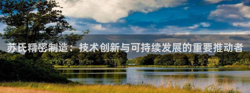 彩神争霸官方登录：苏氏精密制造：技术创新与可持续发展的重要推动者