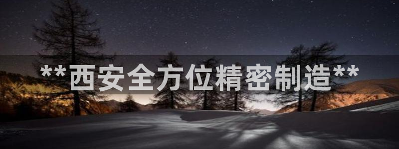彩神赢的钱是哪里来的啊：**西安全方位精密制造**