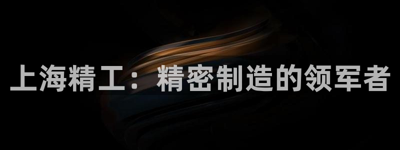 彩神是真的吗：上海精工：精密制造的领军者