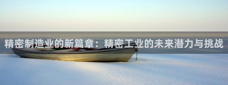 彩神赢的钱是哪里来的：精密制造业的新篇章：精密工业的未来潜力与挑战