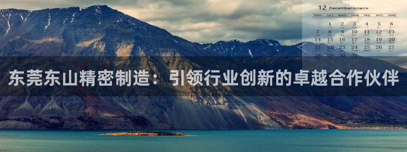 彩神大发云：东莞东山精密制造：引领行业创新的卓越合作伙伴